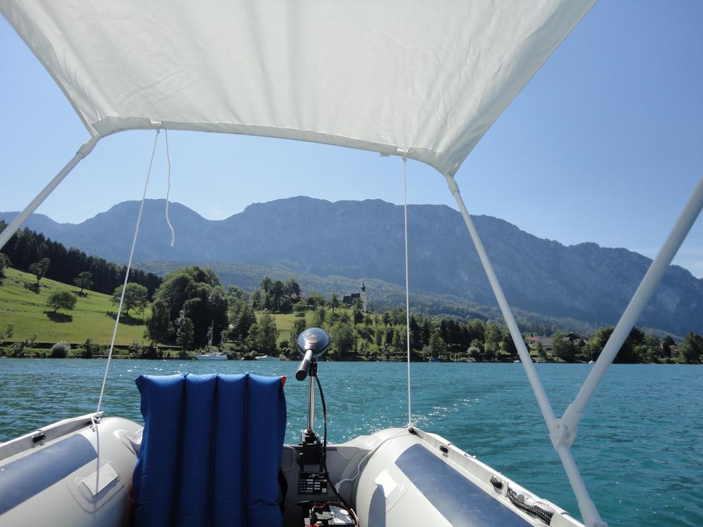 Ferien Im Haus Helga In Steinbach Am Attersee Exterior foto